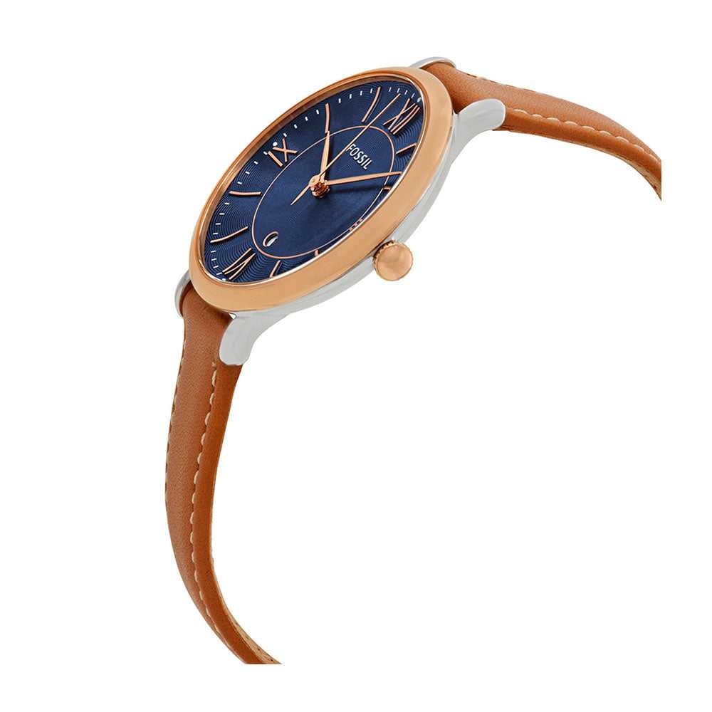 FOSSIL JACQUELINE ES4274 BROWN LEATHER STRAP WOMEN'S WATCH - H2 Hub Watches