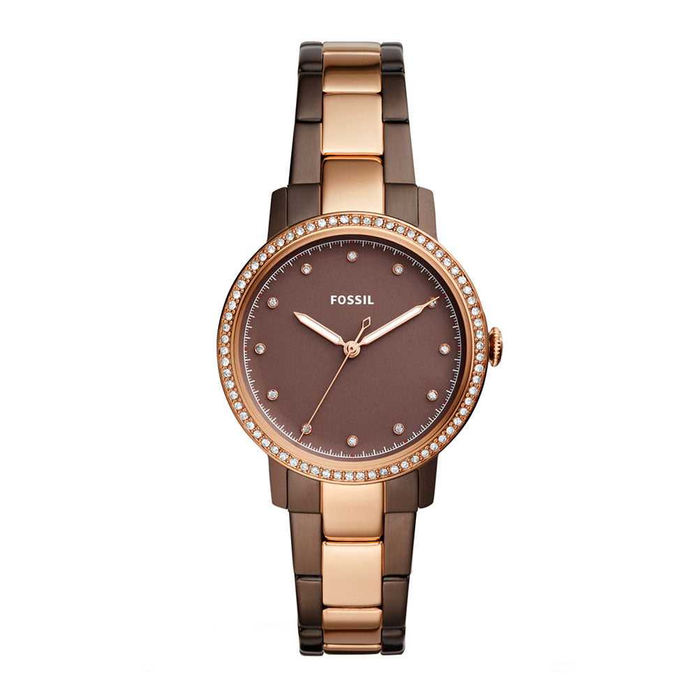 FOSSIL NEELY ANALOG QUARTZ ROSE GOLD STAINLESS STEEL ES4300 WOMEN'S WATCH - H2 Hub Watches