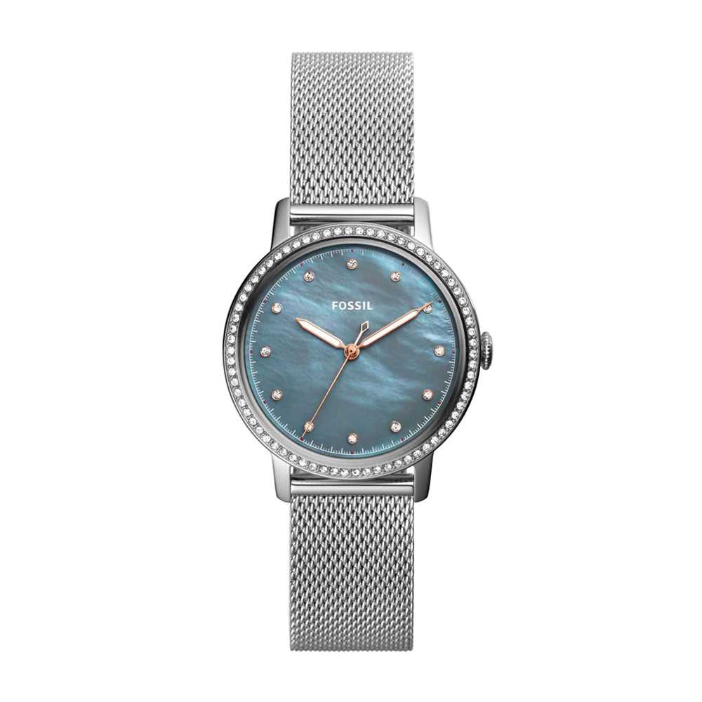 FOSSIL NEELY ANALOG QUARTZ SILVER STAINLESS STEEL ES4313 WOMEN'S WATCH - H2 Hub Watches