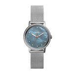 FOSSIL NEELY ANALOG QUARTZ SILVER STAINLESS STEEL ES4313 WOMEN'S WATCH - H2 Hub Watches