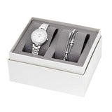FOSSIL BLANE ANALOG QUARTZ SILVER STAINLESS STEEL ES4336SET WOMEN'S WATCH - H2 Hub Watches