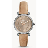 FOSSIL ES4343 LEATHER STRAP WOMEN'S WATCH