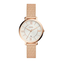 FOSSIL JACQUELINE ANALOG QUARTZ ROSE GOLD STAINLESS STEEL ES4352 WOMEN'S WATCH - H2 Hub Watches