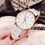 FOSSIL ES4383SETP NEELY THREE HANDS WHITE LEATHER GIFT SET WOMEN'S WATCH