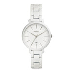 FOSSIL JACQUELINE ANALOG QUARTZ WHITE STAINLESS STEEL ES4397 WOMEN'S WATCH - H2 Hub Watches