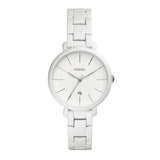 FOSSIL JACQUELINE ANALOG QUARTZ WHITE STAINLESS STEEL ES4397 WOMEN'S WATCH - H2 Hub Watches