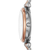FOSSIL CARLIE MINI ANALOG QUARTZ TWO TONE STAINLESS STEEL ES4431 WOMEN'S WATCH - H2 Hub Watches
