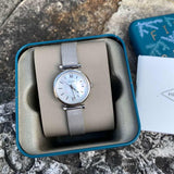 FOSSIL CARLIE MINI ANALOG QUARTZ SILVER STAINLESS STEEL ES4432 WOMEN'S WATCH