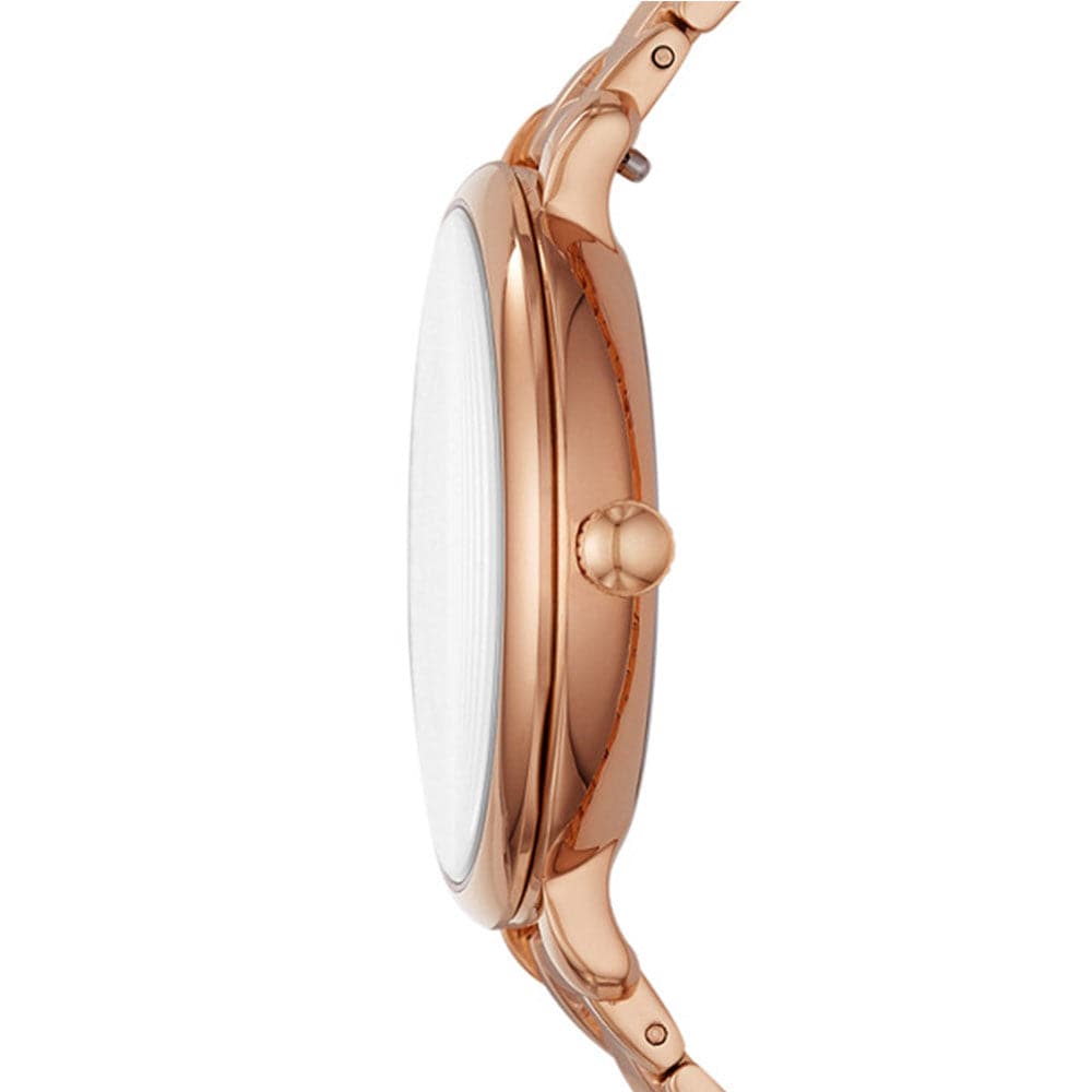 FOSSIL JACQUELINE ANALOG QUARTZ ROSE GOLD STAINLESS STEEL ES4438 WOMEN'S WATCH - H2 Hub Watches