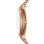 FOSSIL JACQUELINE ANALOG QUARTZ ROSE GOLD STAINLESS STEEL ES4438 WOMEN'S WATCH - H2 Hub Watches
