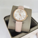 FOSSIL CARLIE ES4484 BLUSH LEATHER WOMEN WATCH