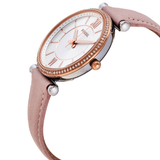 FOSSIL CARLIE ES4484 BLUSH LEATHER WOMEN WATCH