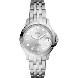 FOSSIL ES4744 WHITE DIAL STAINLESS STEEL WOMEN'S WATCH