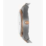 FOSSIL ES4821 SCARLETTE MINI THREE HANDS TWO-TONE STAINLESS STEEL WOMEN'S WATCH