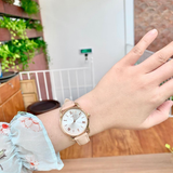 FOSSIL ES4823 PINK LEATHER WOMEN WATCH