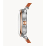 FOSSIL ES4825 BROWN LEATHER WOMENS WATCH