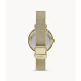 FOSSIL ES4887 JOSEY THREE-HAND GOLD TONE STAINLESS STEEL MESH WOMEN'S WATCH