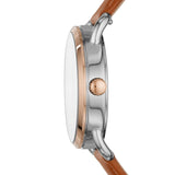 FOSSIL ES4913SET COPELAND THREE HAND BROWN LEATHER WOMEN'S WATCH