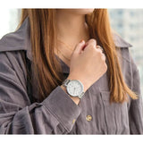 FOSSIL MONROE THREE-HAND DATE STAINLESS STEEL ES4924 WOMEN'S WATCH