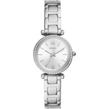 FOSSIL CARLIE MINI ES4956 SILVER STAINLESS STEEL WOMEN'S WATCH