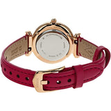 FOSSIL CARLIE MINI ES5006 PINK LEATHER WOMEN'S WATCH