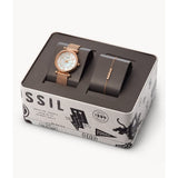 FOSSIL FES5058SET CARLIE STAINLESS STEEL MESH BAND WOMEN'S WATCH