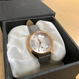 FOSSIL GABBY QUARTZ CRYSTAL WHITE DIAL LADIES WATCH ES5073