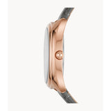 FOSSIL GABBY QUARTZ CRYSTAL WHITE DIAL LADIES WATCH ES5073