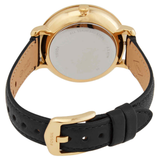 FOSSIL ES5093 BLACK LEATHER STRAP WOMENS WATCH