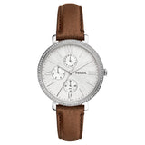 FOSSIL ES5095 JACQUELINE MULTIFUNCTION BROWN LEATHER WOMEN'S WATCH