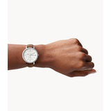 FOSSIL ES5095 JACQUELINE MULTIFUNCTION BROWN LEATHER WOMEN'S WATCH