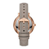 FOSSIL JACQUELINE ES5097 GRAY LEATHER WOMEN'S WATCH
