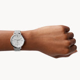 FOSSIL JACQUELINE ES5099 MULTIFUNCTION STAINLESS STEEL WOMEN'S WATCH