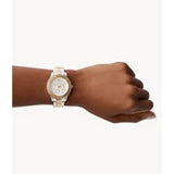 Fossil Two-Tone Stainless Steel Women Watch ES5107