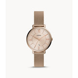 FOSSIL JACQUELINE ES5120 ROSE GOLD STAINLESS STEEL WOMEN'S WATCH