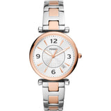 FOSSIL CARLIE ES5156 TWO-TONE STAINLESS STEEL WOMEN WATCH