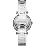 FOSSIL CARLIE THREE-HAND DATE STAINLESS STEEL WOMEN'S WATCH ES5157