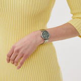 FOSSIL CARLIE THREE-HAND DATE STAINLESS STEEL WOMEN'S WATCH ES5157