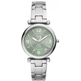 FOSSIL CARLIE THREE-HAND DATE STAINLESS STEEL WOMEN'S WATCH ES5157