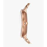 FOSSIL SCARLETTE ES5165 ROSE GOLD STAINLESS STEEL WOMEN WATCH