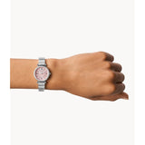 FOSSIL ES5189 SILVER STAINLESS STEEL WOMEN WATCH