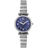 FOSSIL ES5190 CARLIE THREE-HAND BLUE STAINLESS STEEL WOMEN'S WATCH