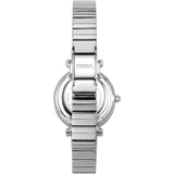 FOSSIL ES5190 CARLIE THREE-HAND BLUE STAINLESS STEEL WOMEN'S WATCH