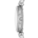 FOSSIL ES5190 CARLIE THREE-HAND BLUE STAINLESS STEEL WOMEN'S WATCH