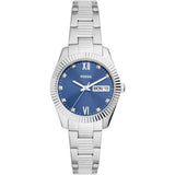FOSSIL ES5197 SILVER STAINLESS STEEL WOMEN WATCH