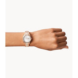 FOSSIL ES5200 SCARLETTE ROSE GOLD STAINLESS STEEL WOMENS' WATCH