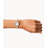FOSSIL ES5202 ROSEGOLD STAINLESS WOMENS WATCH