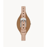 Fossil Brown Dial And Leather Strap Women Watch ES5213
