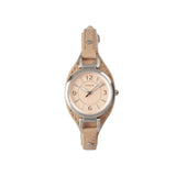 Fossil Brown Dial And Leather Strap Women Watch ES5213