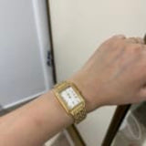 Fossil White Dial And Gold Stainless Steel Strap Women Watch ES5220